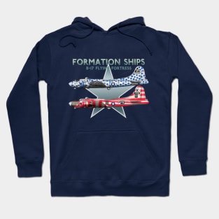 Formation Ships B-17 Flying Fortress Hoodie